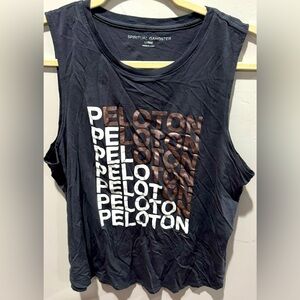 Spiritual Gangster Peloton tank- rose gold detail